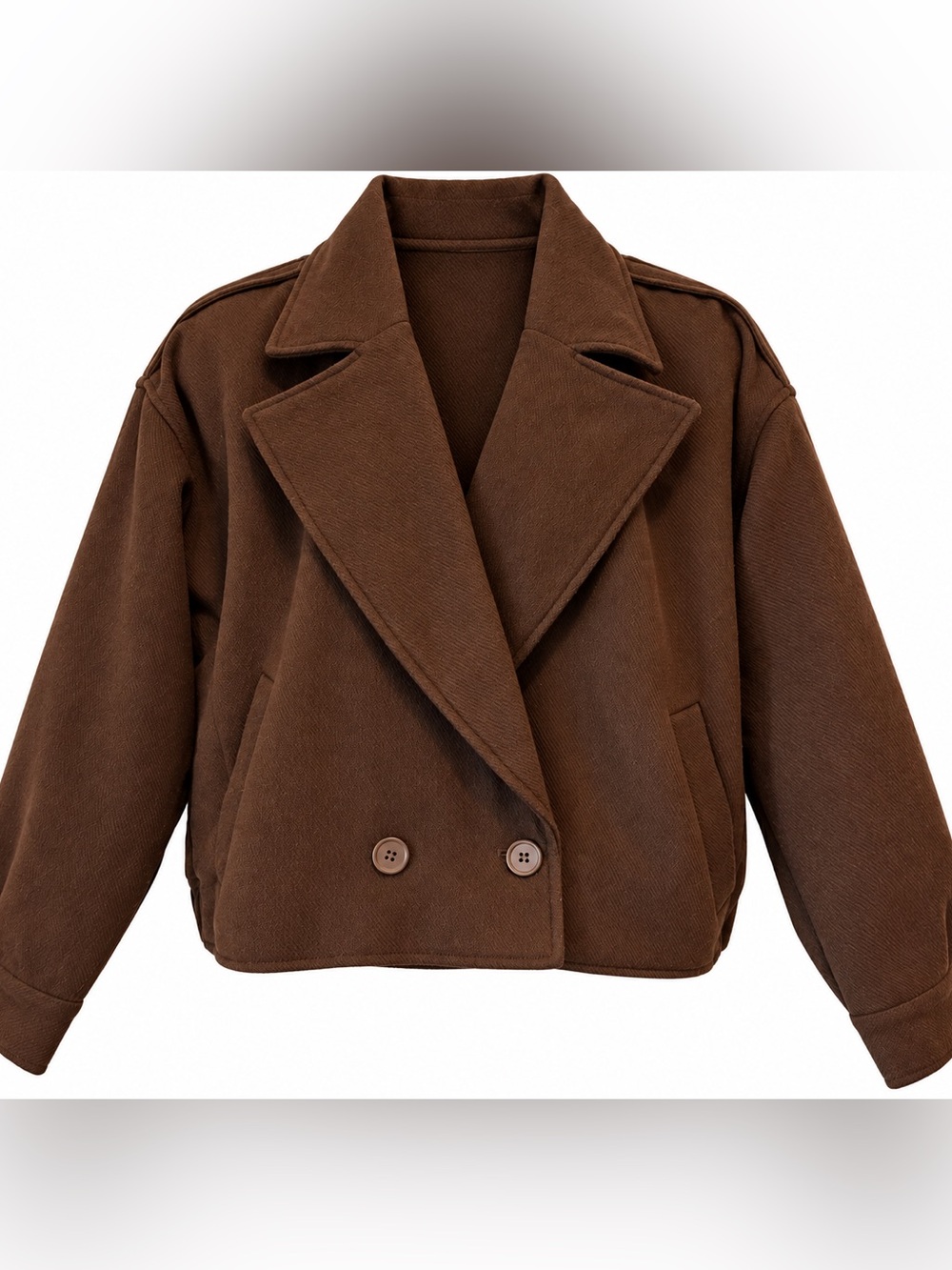 Steve Madden Chocolate Brown cropped jacket NWOT